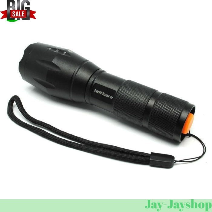 Senter Gunung Hiking LED Cree XML T6 2000 Lumens E17 BATERAI TERMASUK