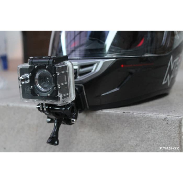 Mounting Helm Helmet Chin Mount GoPro YI Action Cam Helm Curved Mount