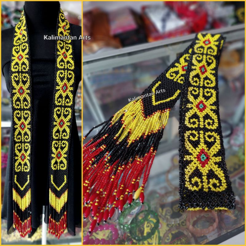 Syal Manik Dayak / Syal Kalimantan-F