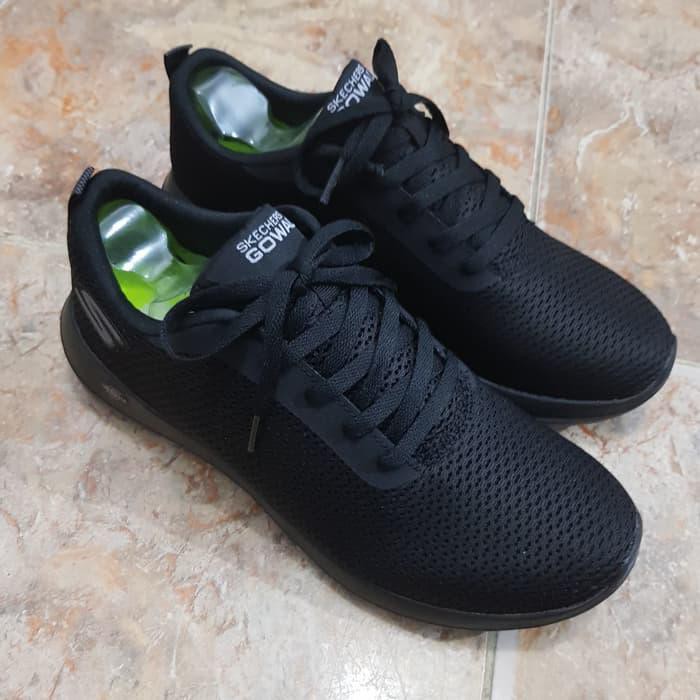 Sepatu Original Skechers Gowalk Max Tali - Full Black