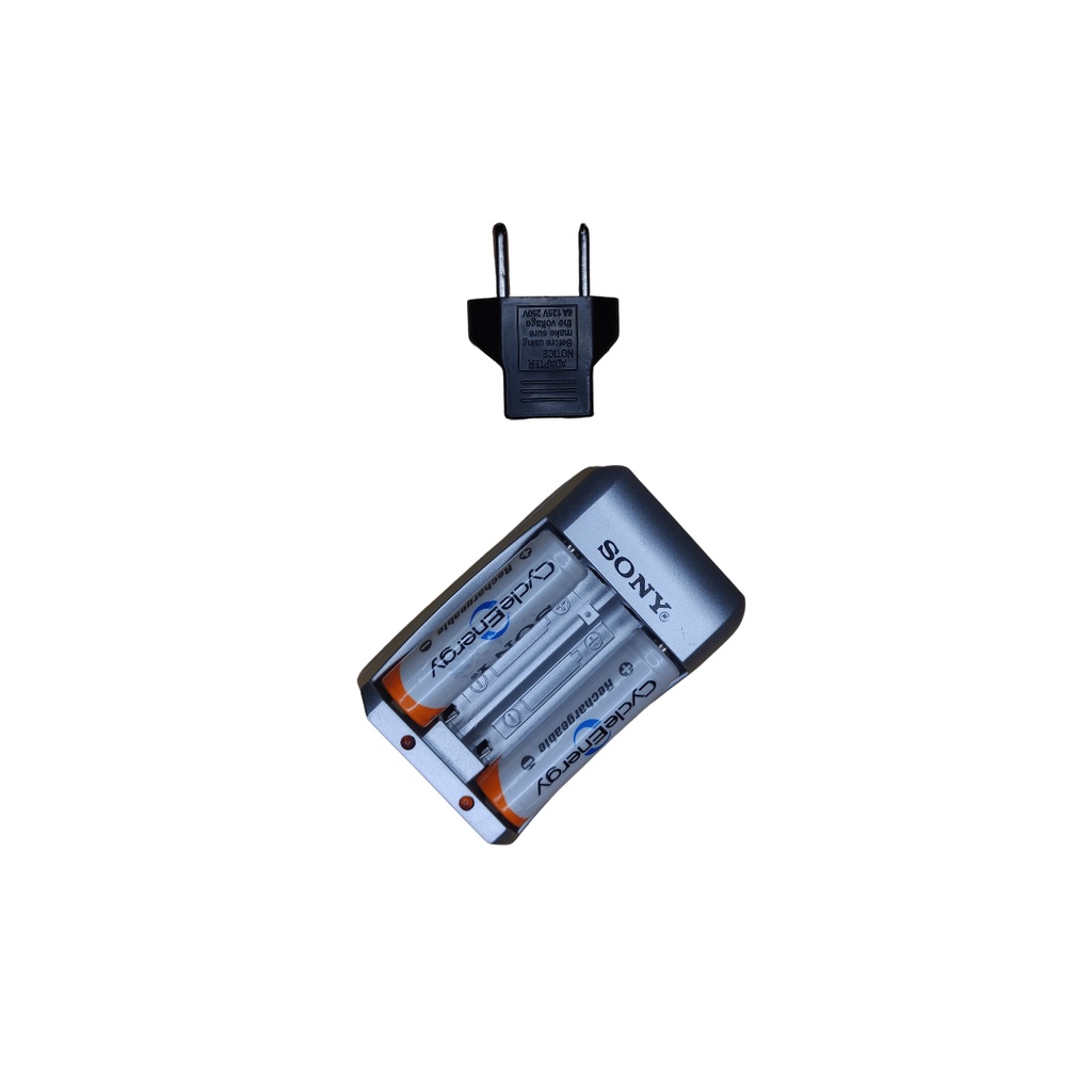 Baterai Sony + Charger AA
