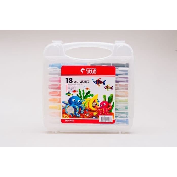 

Eklusif Crayon / Krayon / Oil Pastel Titi 18 Warna Murah