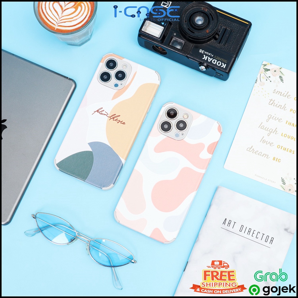 Soft Case Leather Morandi Leopard  Full Lens Cover iPhone 7 8 SE 7+ 8+ X XR XS 11 12 13 Mini Pro Max