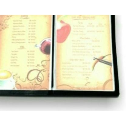 

♔ Menu holder/buku menu A5 10 pocket the best ♞