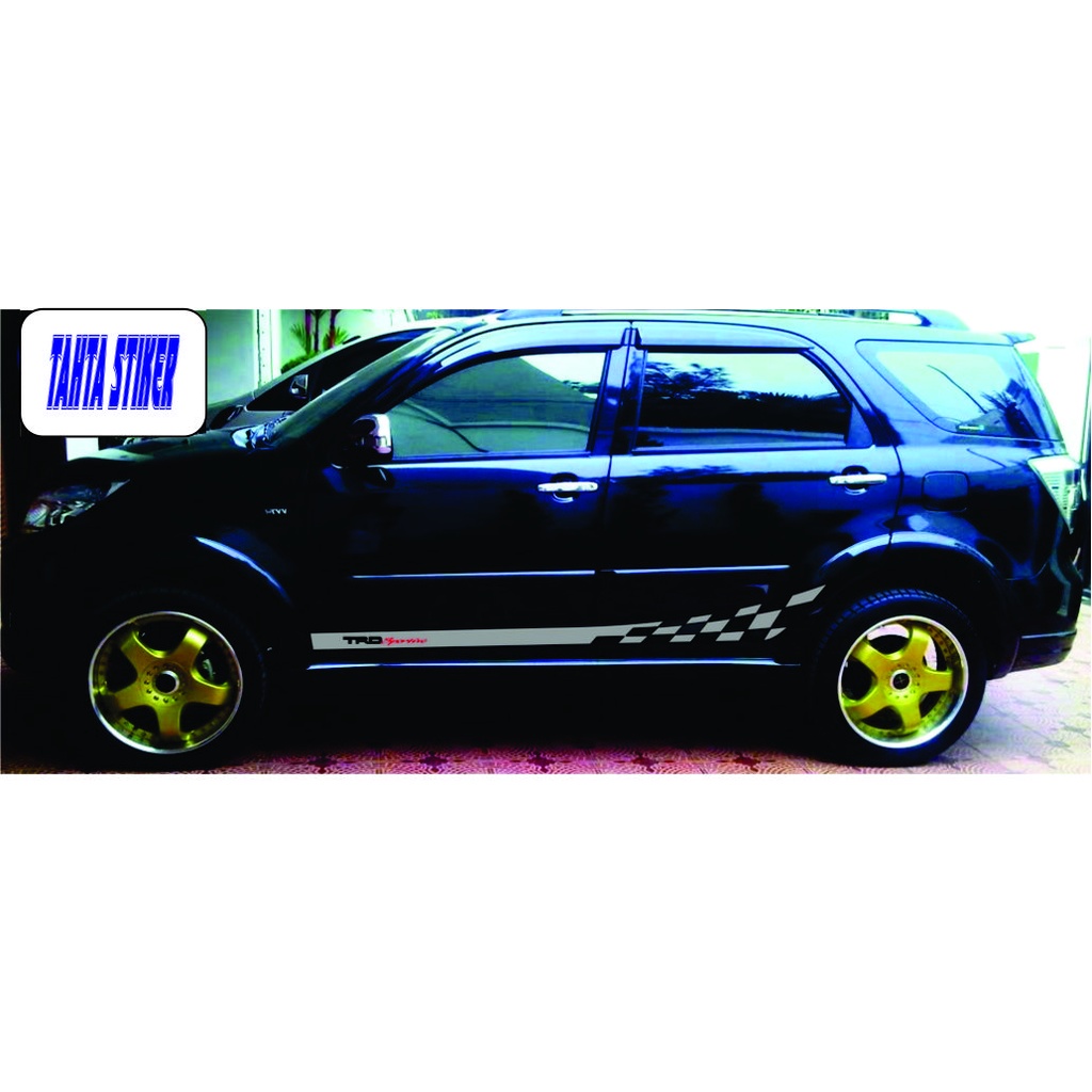 Terbaru Stiker Cutting Mobil Rush Stiker List TRD Sportivo Stiker Mobil Toyota Rush