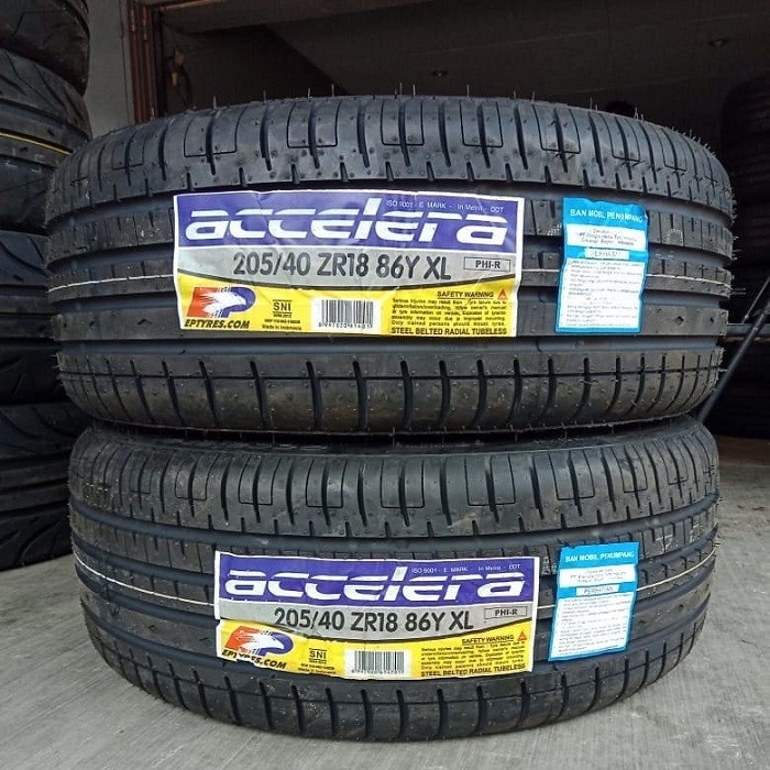 Ban Mobil Murah Ukuran 205/40 Ring 18 ACCELERA PHI-R 205 40 R18 Ban Tapak Lebar Tipis R18 205/40