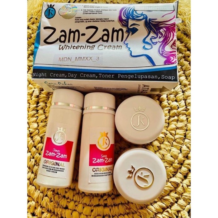 Jual Zam Zam Biru Cream Whitening Original 100 Shopee Indonesia