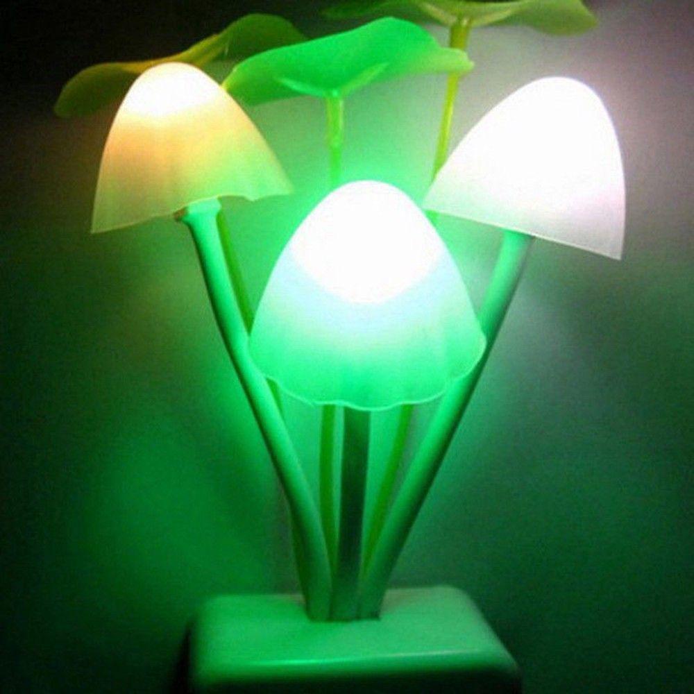 [Elegan] Lampu Jamur New Startup Pretty Colorful Home Sensor Otomatis Romantic LED