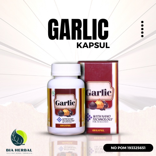 Garlic - Suplemen Bawang Putih Tunggal, Kapsul Herbal Bawang Putih Tunggal, Kapsul Bawang Putih Tung