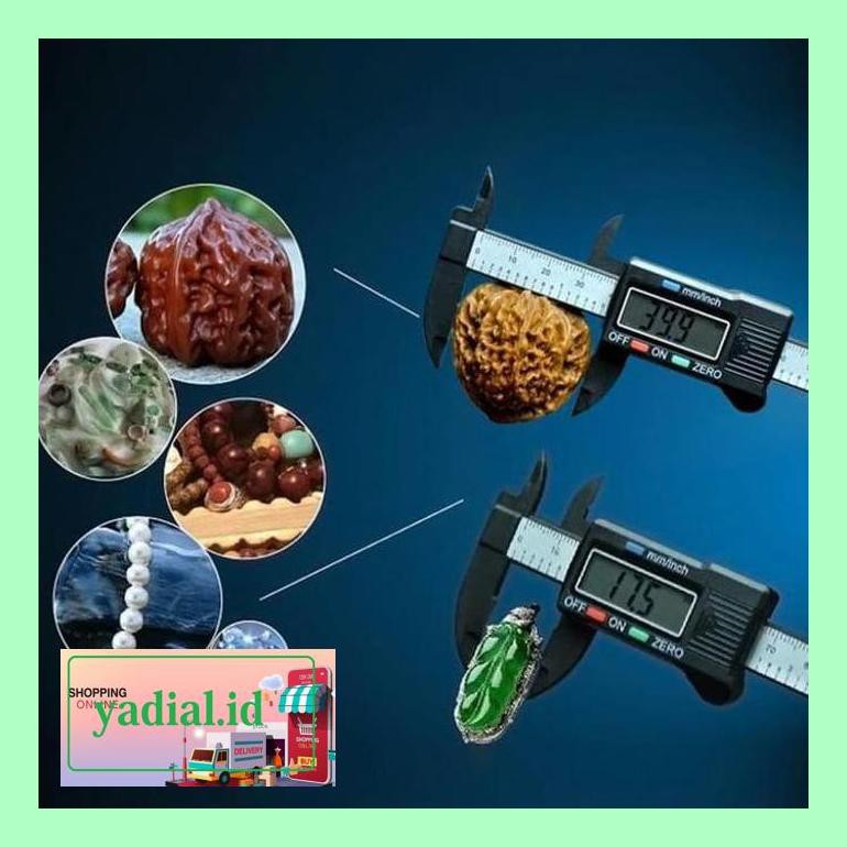 

Yadnsa0S 150 Alat Jangka Sorong Digital Calipers Micrometer Penggaris Pengukur Lutidiast