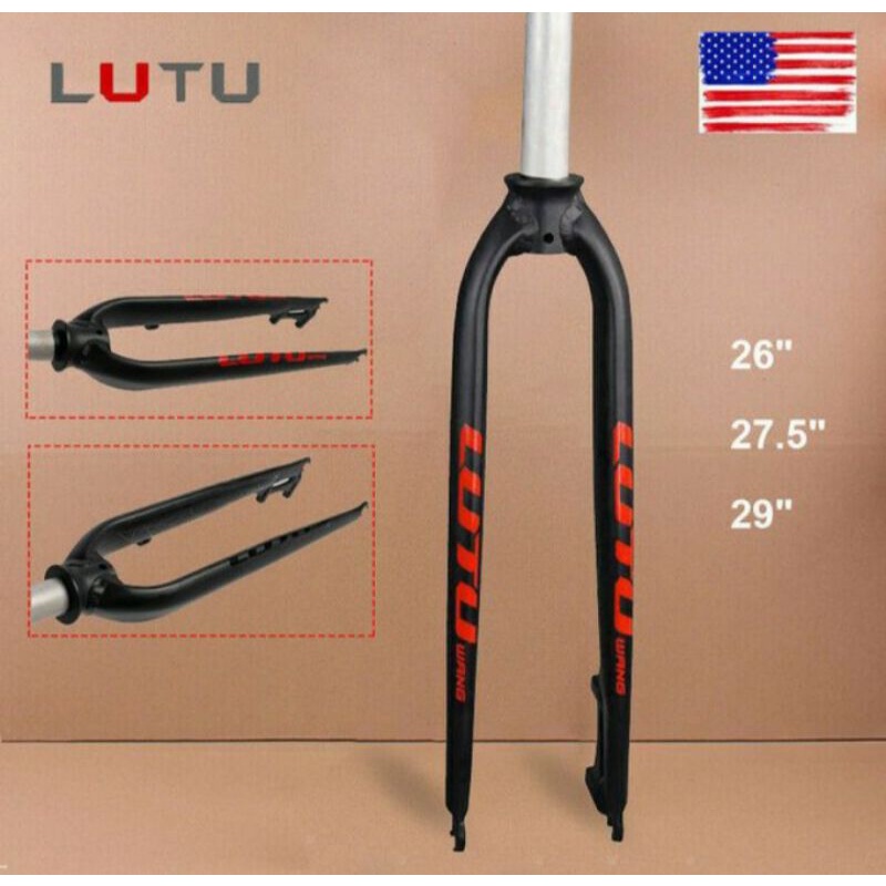 Fork alloy Diskbrake 26 27.5 29 700c Lutu rigid