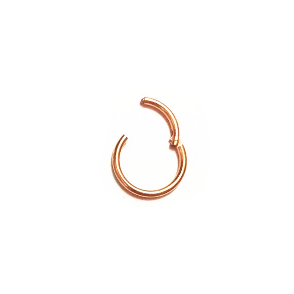 1pc Cincin Hoop Septum Tindik Palsu Bentuk U Bahan Stainless Steel Warna Campur Untuk Hidung