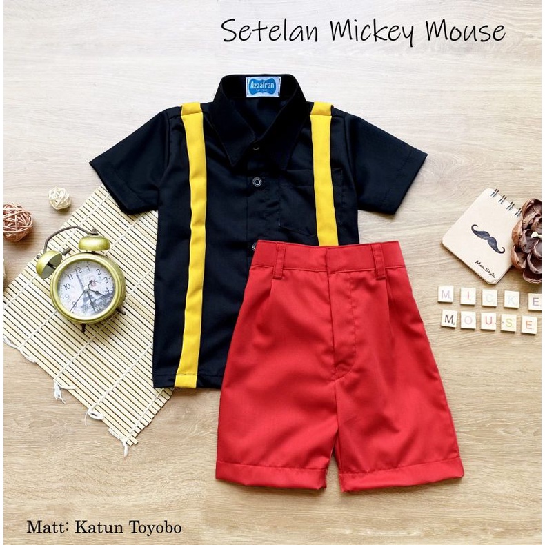 Baju Anak Model Mickey dan Mini Mouse 0-10Tahun