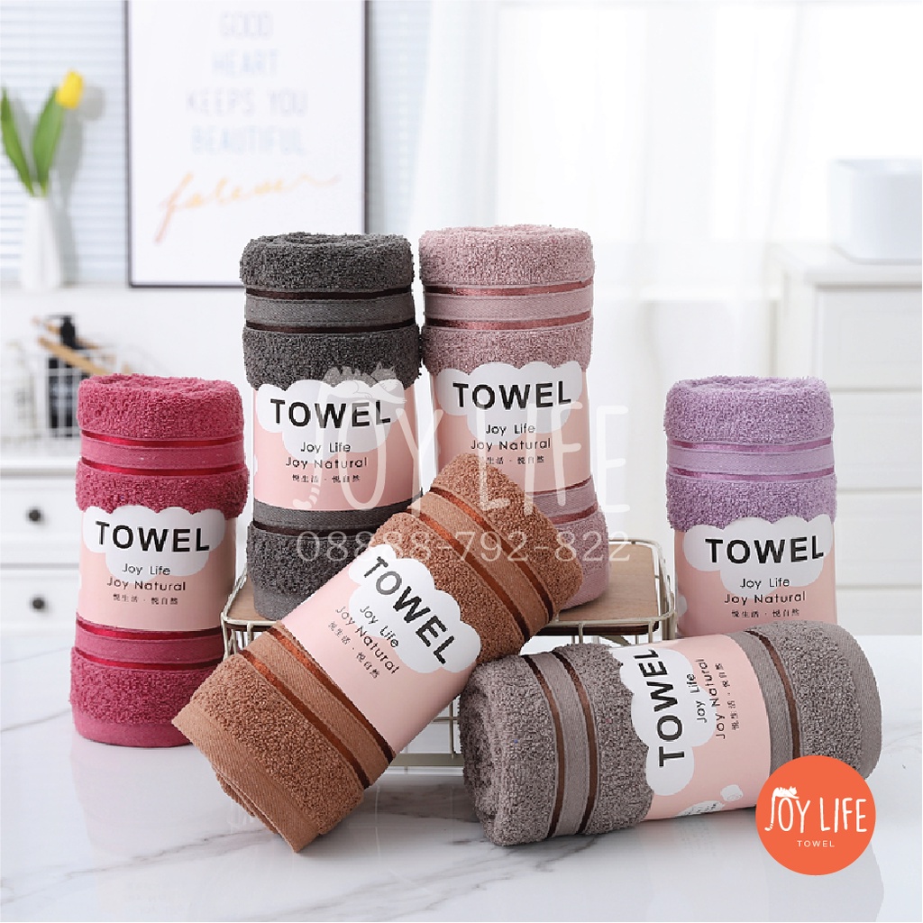 Handuk mandi katun 80cmx160cm / handuk dewasa / motif italy tebal dan lembut