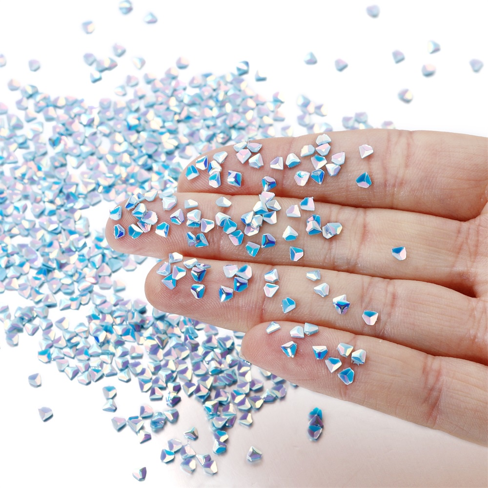 Stiker Sequin Nail Art DIY 20g Untuk Dekorasi Pakaian Wanita