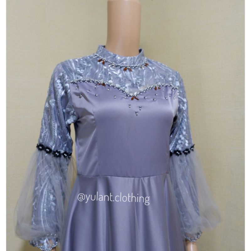 dress kondangan, dress tile, brukat, bridesmaid