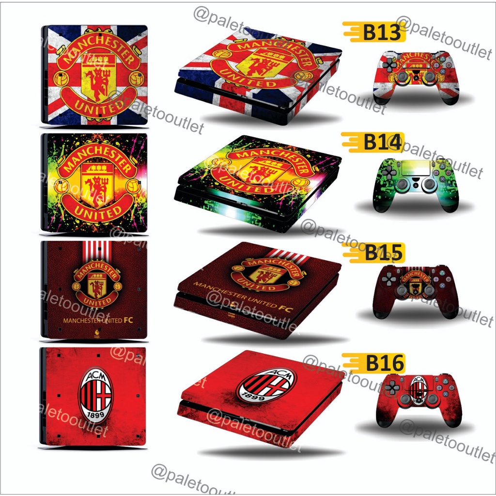 Sticker garskin ps4 fat ps4 slim ps4 pro klub bola