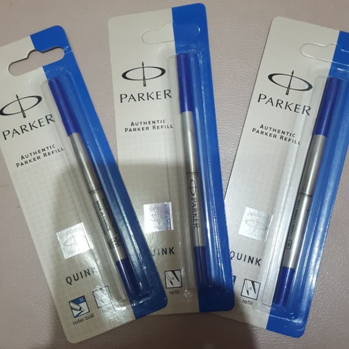 

TULIS-ALAT- REFILL ISI ULANG PEN PARKER ROLLER BALL BLACK / BLUE ORIGINAL - HITAM -ALAT-TULIS.