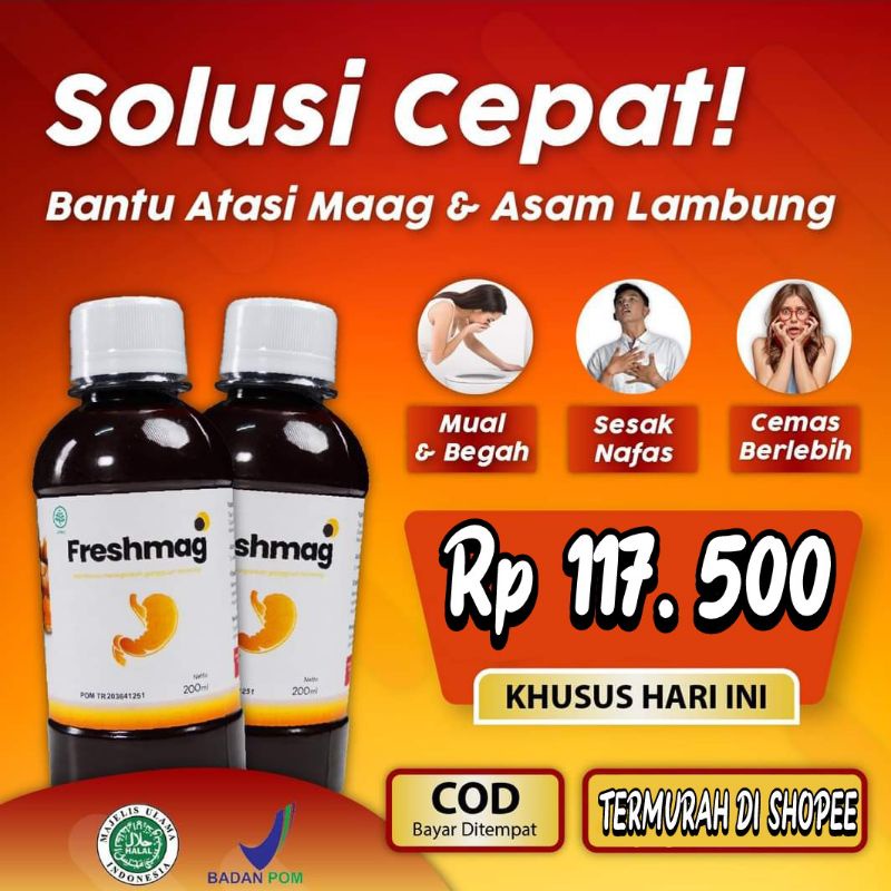 Freshmag fresh mag fresmag solusi masalah asam lambung kronis dalam 7hari. 100% original obat asam lambung magh kronis. obat herbal penyembuh asam lambung kronis.-1