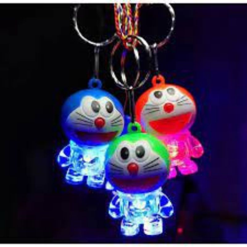 GANTUNGAN KUNCI DORAEMON LED IMPORT MURAH / GANTUNGAN KUNCI LUCU