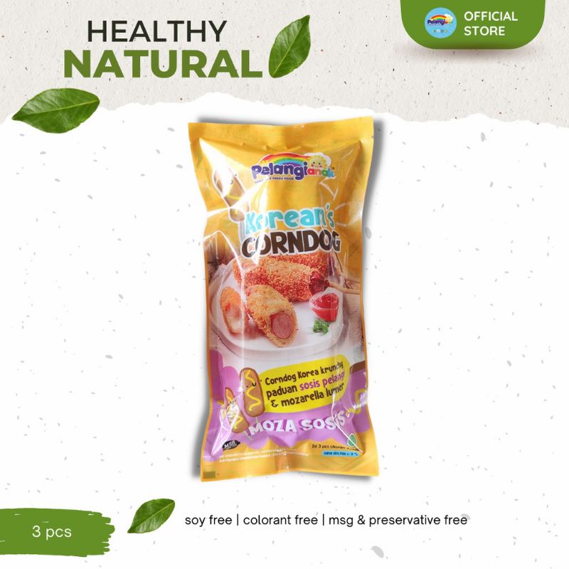 

Pelangi Anak Corndog Sosis Mozarella Leleh Pelangi Jajanan Korea 100% Halal Non Msg Non Pengawet Enak Gurih Renyah