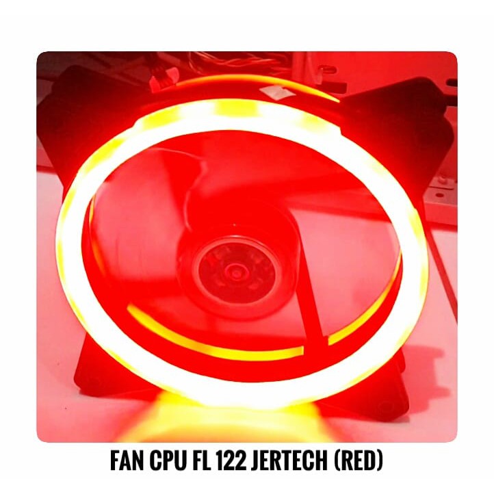 FAN CASING GAMING JERTECH FL-122 RGB / RGB RUNNING KIPAS CPU 12CM