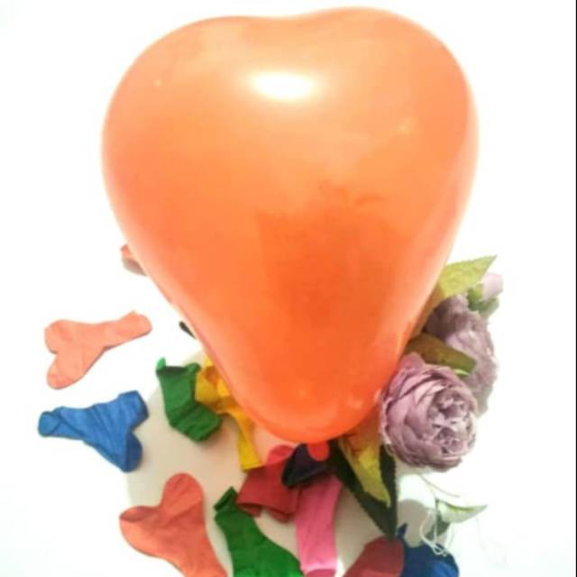 100PCS BALON LOVE / BALON HATI / BALON MURAH FAHMI TOYS