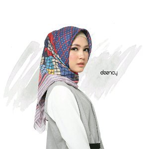 Jual Original Deenay Jayla Voal Printed Scarf Murah
