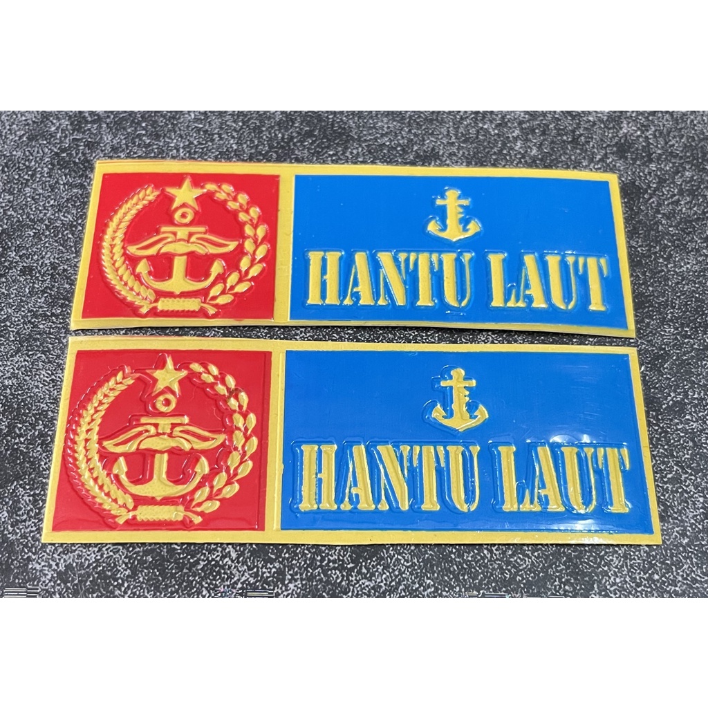 Sticker Plat Hantu Laut - Stiker Plat Hantu Laut  - Stiker Motor Hantu Laut