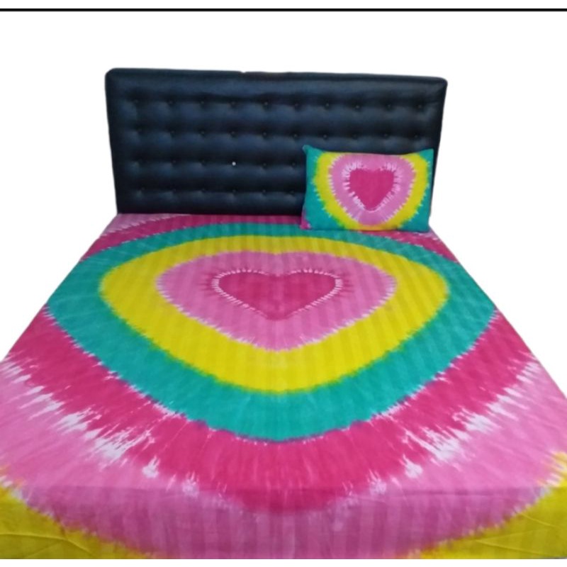 TERBARU Sprei Bali katun love / ready stok ukuran 180x200 dan 160x200 tinggi 25 sd 30 cm