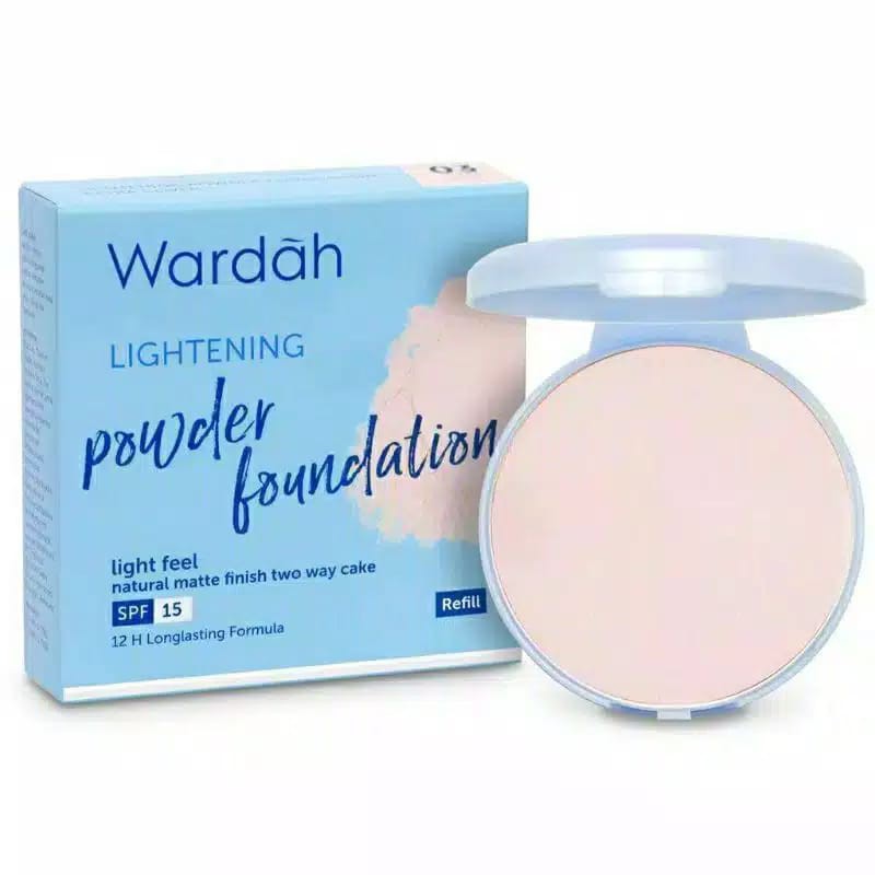 cod Refil Wardah Lightening Two Way Cake Spf  15 Light Feel-1