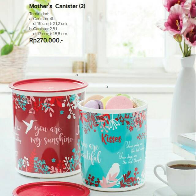 Tupperware Mother's Canister (Dapat 2)