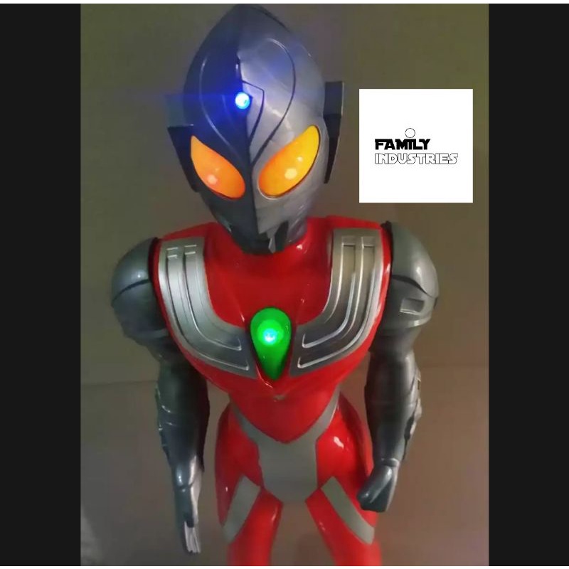 MAINAN ANAK/ULTRAMAN JUMBO/ROBOT ULTRAMAN BESAR BUNYI SUARA DAN NYALA FREE BATRAI
