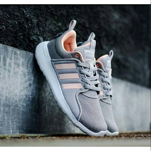 Adidas Cloudfoam Lite Racer Grey Peach