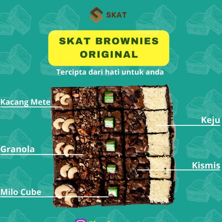 

PROMO SKAT BROWNIES ORIGINAL/SKAT SEKAT