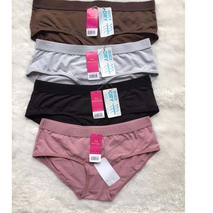 【Bayar di Tempat】 the brahouse panty quick dry system panty sport original model mini waist