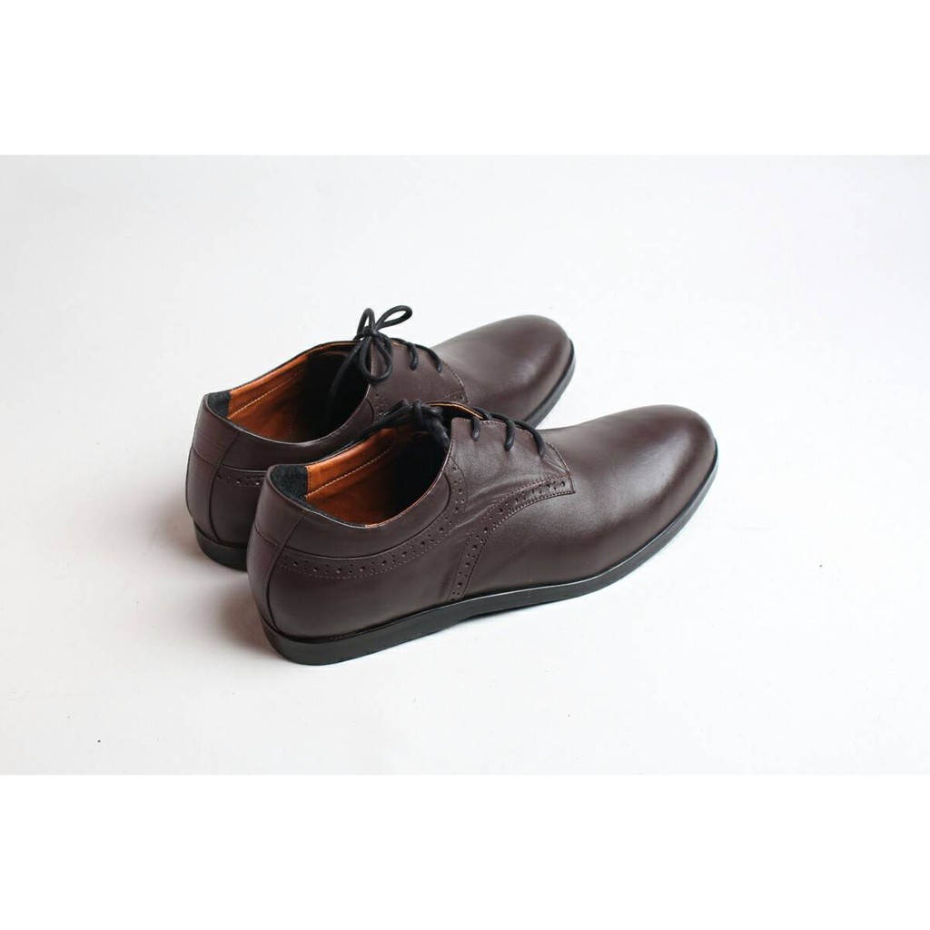 SEPATU KULIT BOSTON ORIOL BROWN | BOSTON FOOTWEAR | SEPATU PRIA | SEPATU KERJA | SEPATU FORMAL