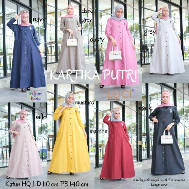 KARTIKA PUTRI GAMIS OVERALL DRESS BY LUCI