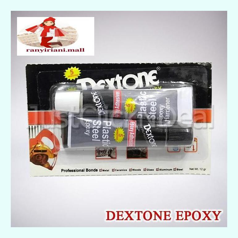 

510Fsjbran Lem Besi Campur Dextone Plastic Steel Epoxy High Temp 12 Gr 5 Menit Rany5Ckhd