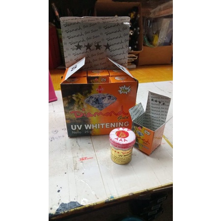 cream diamond gold bok uv whitening lusinan