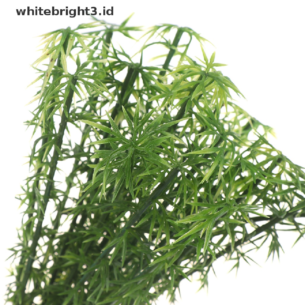 (whitebright3.id) 20pcs Mainan Miniatur Pohon Bambu Bahan Plastik Untuk Dekorasi Meja