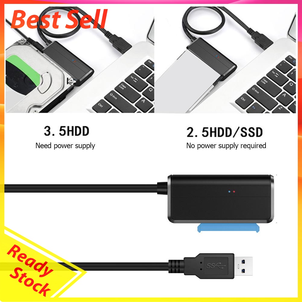 T04 USB 3.0 to SATA Adapter Cable 2.5/3.5 inch HDD SSD Hard Disk Converter