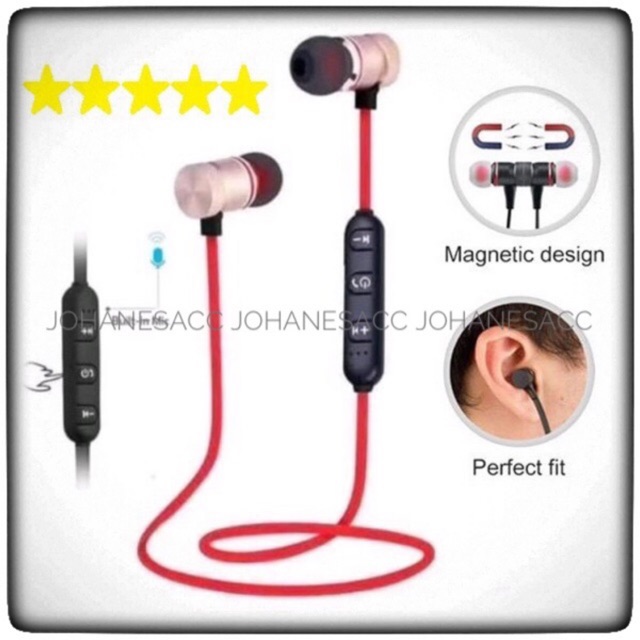 Headset Bluetooth Sport Magnetic