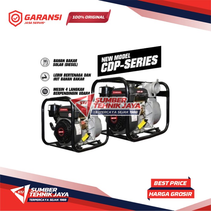 Pompa irigasi solar CROWN 3 inch. Alkon diesel solar CROWN 3 inch.