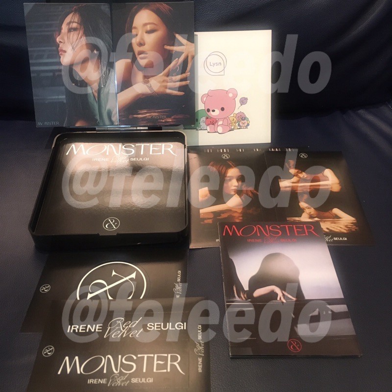 Album RED VELVET IRENE &amp; SEULGI ‘Monster’ TOP NOTE ver unsealed + POSTER