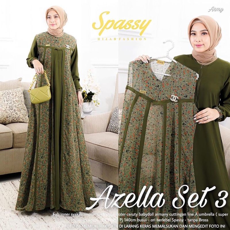 AZELLA SET / GAMIS 2IN1 / GAMIS SET CARDIGAN