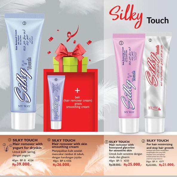 Silky Krim Pencukur Rambut / Perontok Bulu My Way