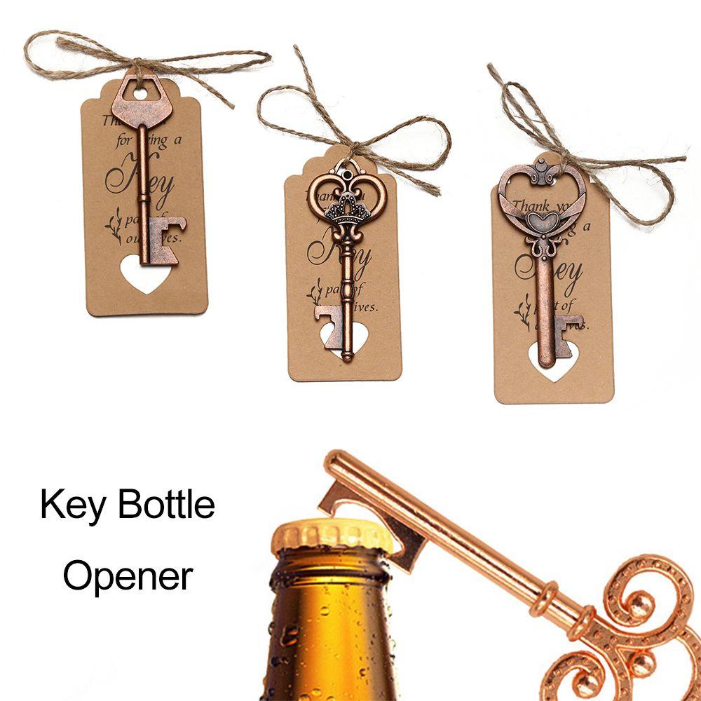 Solighter Kunci Pembuka Botol Liontin Perlengkapan Nikmat Pesta Vintage Wine Keychain Souvenir