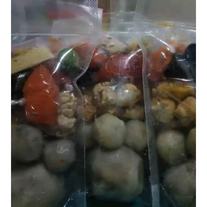 

baso aci cilok kuah isi ayam pedas