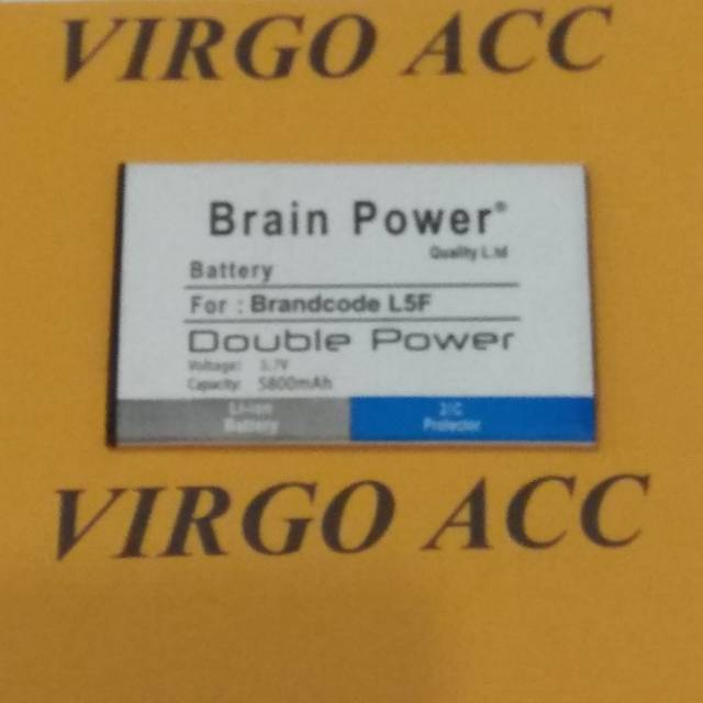 Baterai batre battery brandcode BrandCode L5F Batre Dobel Power